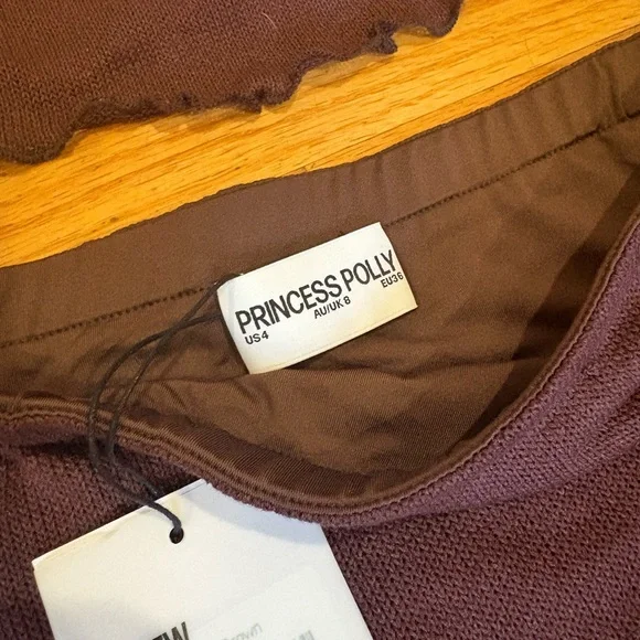 Princess Polly Dark Brown two piece set - Picture 3 of 5